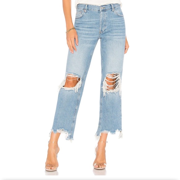 We The Free Denim - Free People We The Free Maggie Straight Jean GUC 29